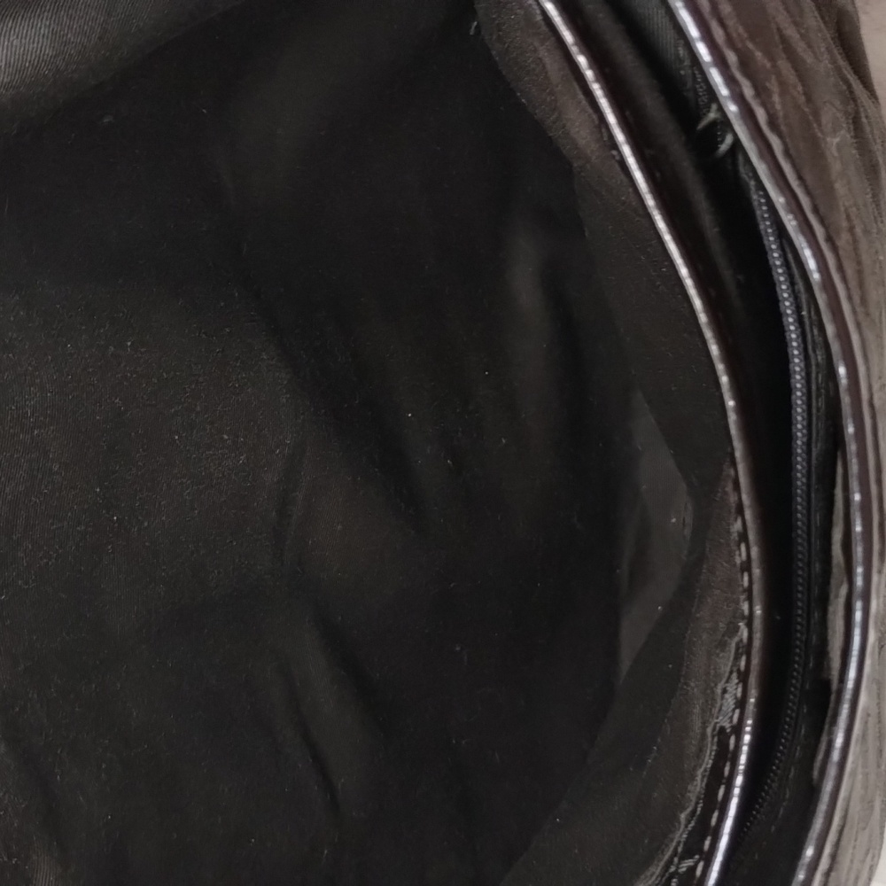 COACH Dark Brown Sparkly Signature Bag - Picture 9 of 14